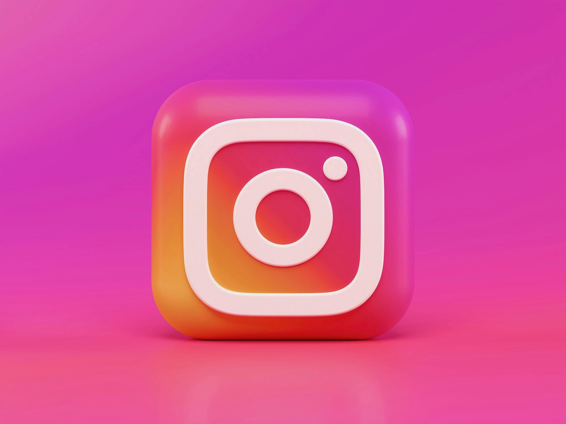 A vibrant image with the Instagram logo in the center